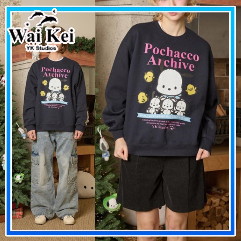 【Wai Kei】 Pochaco Archive Sweatshirt Navy