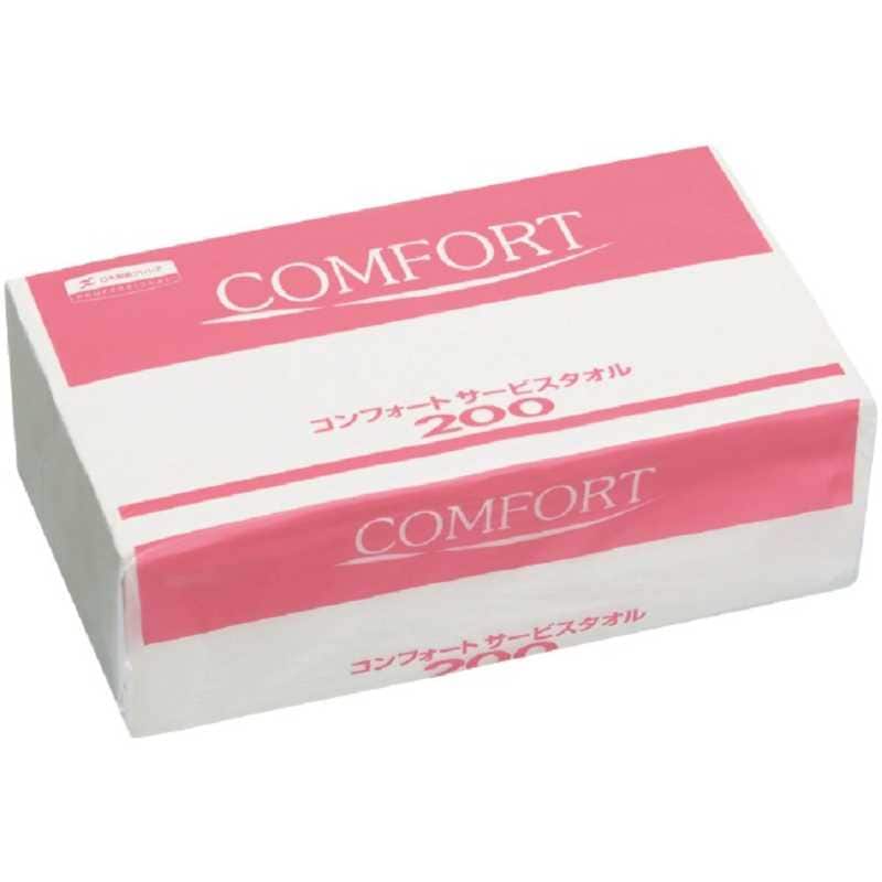 日本製紙クレシア　コンフォートタオル200　37105_