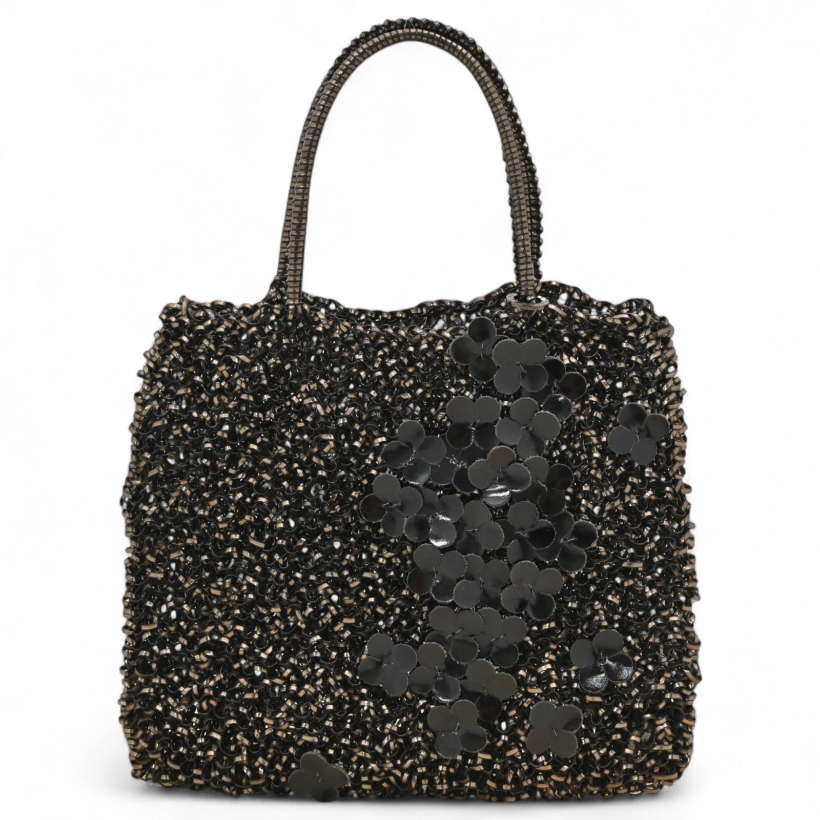 アンテプリマ ワイヤーバッグ ミニバッグ フラワー Aランク an6610zb