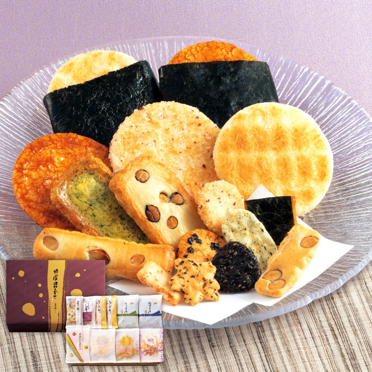 もち吉 特撰詰合せ 菖蒲 （52袋）
