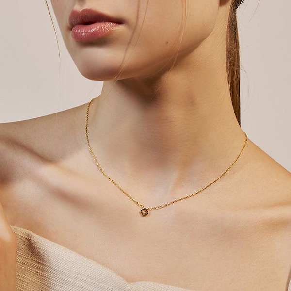 【Hei】clover pendant necklace〜クローバーネックレス★韓国発 Hei】clover pendant necklace〜クローバーネックレス☆韓国発