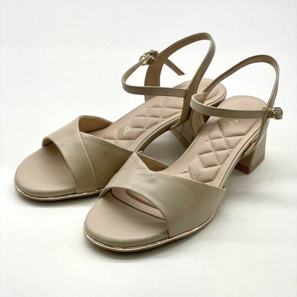 軽量クッション5.0CMベーシック女性サンダルLCWW81U626-35_GN