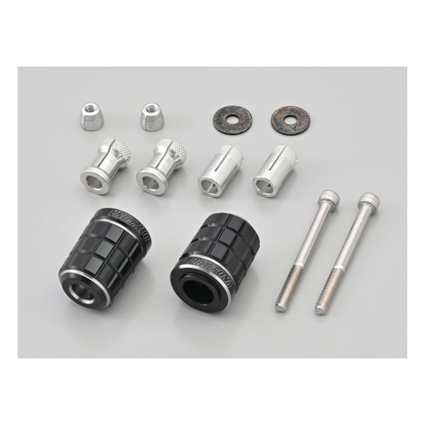 バーエンド スズキ / 汎用 ハンドル内径φ14-19 BRICK アッシュシルバー 37384