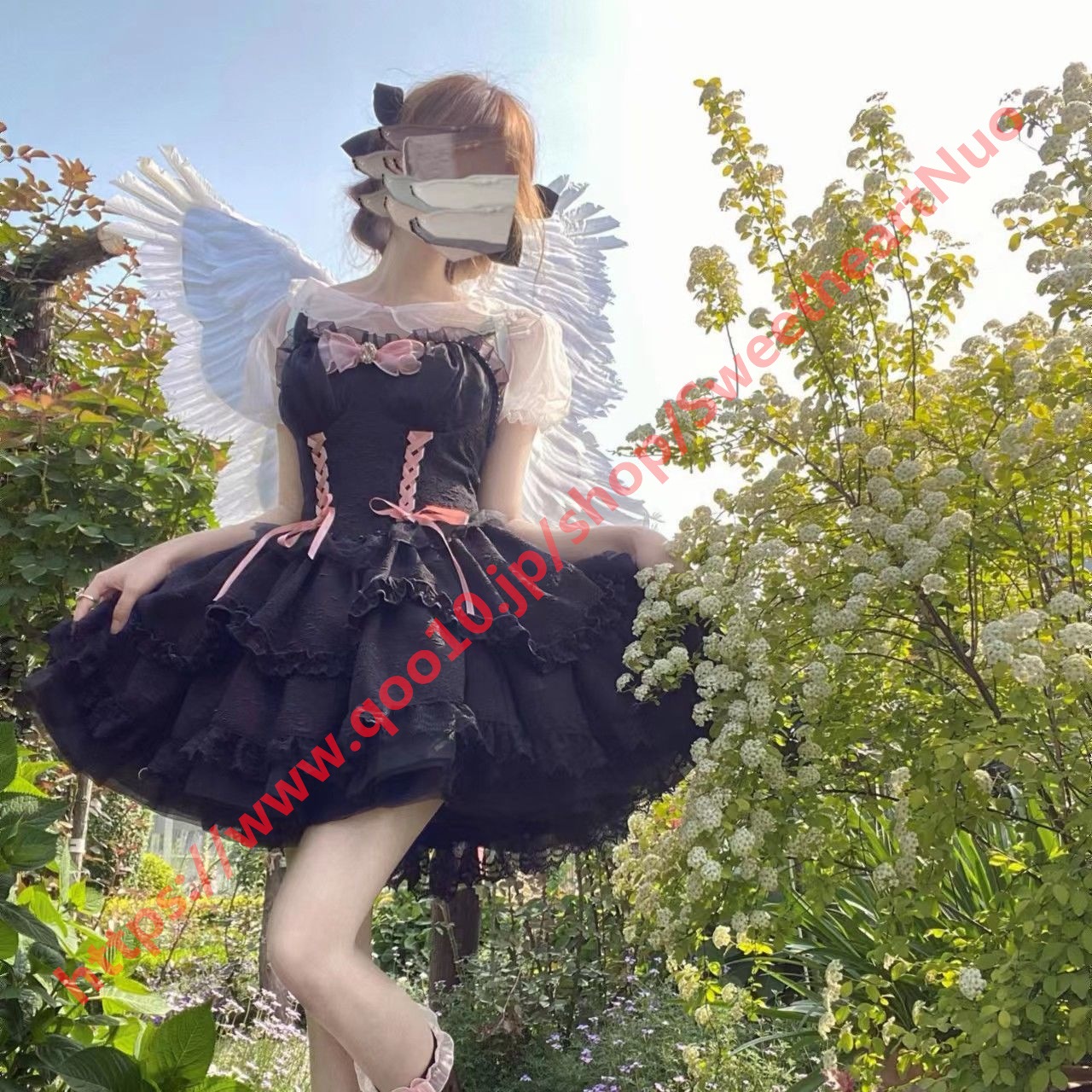 Lolita少女洋装ゴシック風jskキャミソールワンピース女 5,413円