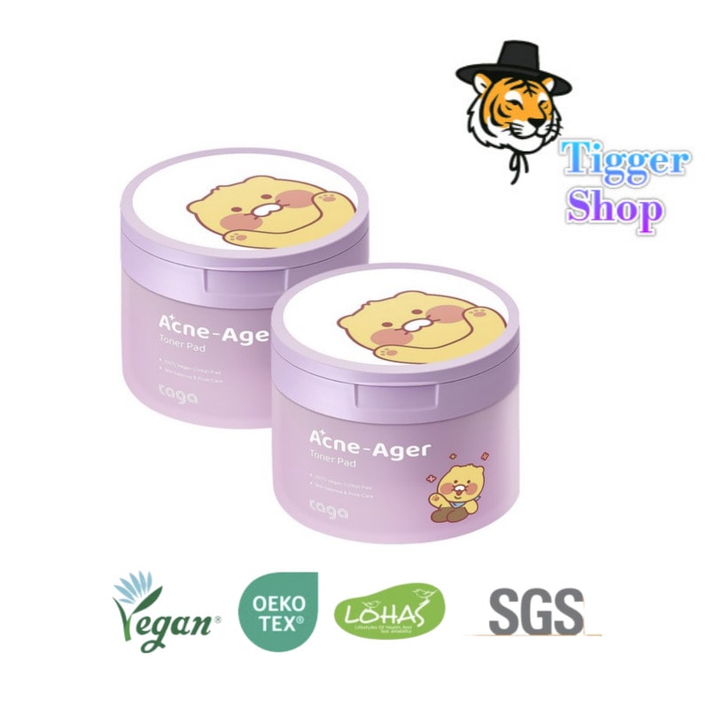 ニキビ跡 鎮静毛穴ケア 低刺激 純綿トナーパッド 2個 80枚入