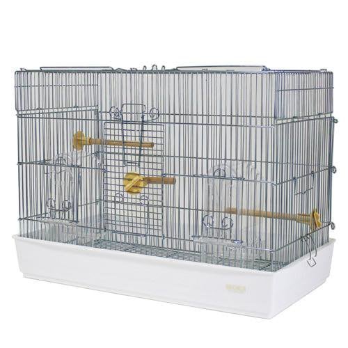 鳥かご　ＨＯＥＩ　５８０手のりワイド　ホワイト　（５８X３０．５X４１．５ｃｍ）　セキセイ　小型インコ　フィンチ　ＣＲＣ55―15―10―10―00