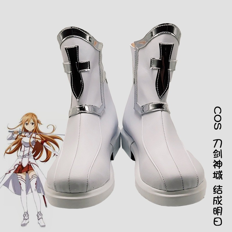 cospkay婦人服周辺 ソードアートオンライン ユウキアスナイア シルクコス靴カスタム購入二次元
