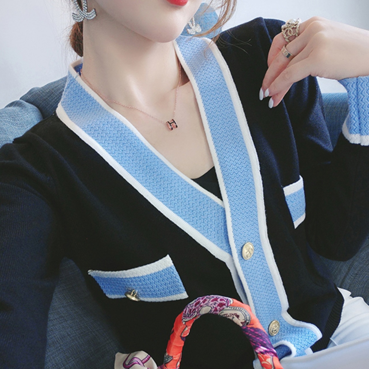 トップス セーター レディース ニット カーディガン 長袖 上着 袖あり Vネック 襟なし 大人可愛い 大人女子 エレガント セクシー かわいい カジュアル おしゃれ かっこいい こなれ感 ラフ