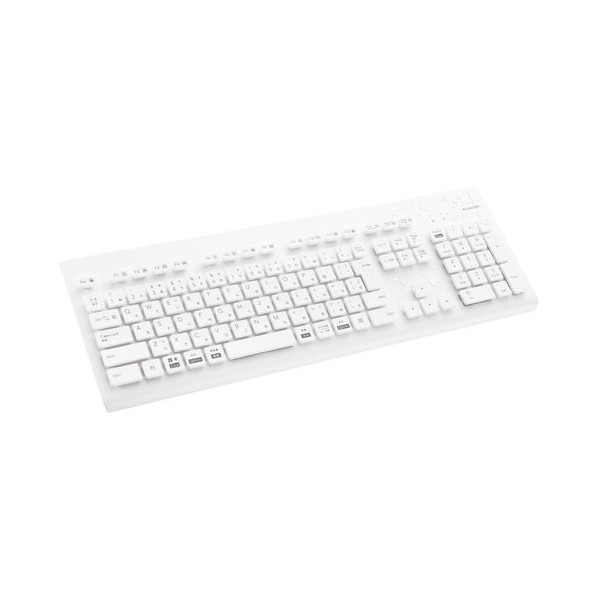 TK-WS03BMKWH ホワイト [キーボード (日本語配列109キー/ワイヤレス/Bluetooth)] メーカー直送