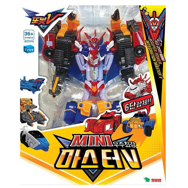 トボット V MINI マスターV_ ミニ 6段 合体ロボット