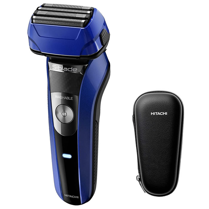 シェーバー 4枚刃 往復式 エスブレード 水洗い可能 RMH-F470B-A ブルー