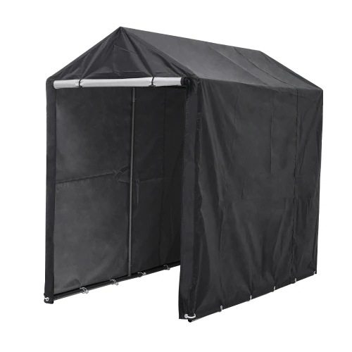 自転車置き場は防水性があり保管でき日よけも可能です