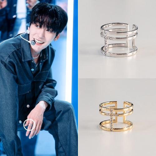 【HEYHORANG】TREASURE着用★[925 Silver] Eternity Silver Ring HEYHORANG】TREASURE着用☆[925 Silver] Eternity Silver Ring