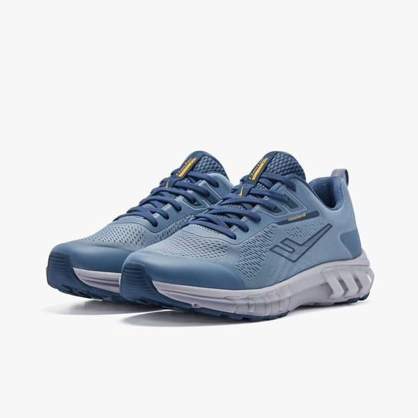 男性用軽量で履きやすいランニングウォーキングシューズ クラスター4ブルー 915567