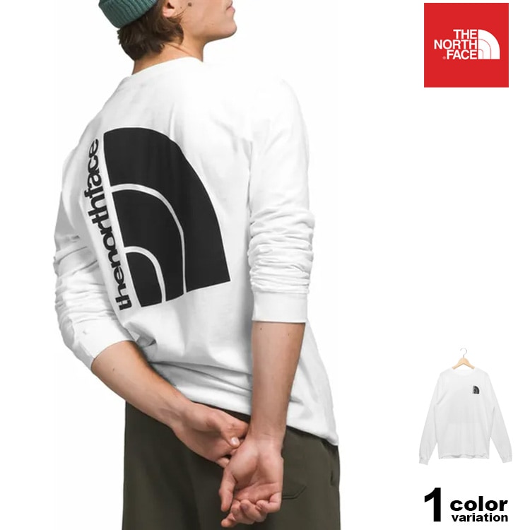 Tシャツ 長袖 ロンT メンズ ブランドロゴ バックプリント 大きいサイズ トップス メンズ レディース NF0A84FX 海外モデル
