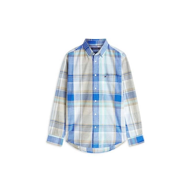 Tommy Hilfiger TOMMY HILFIGER Regular fit 마드라스 슬럽 롱슬리브 셔츠 (T12G1WSH140MT10MS) T12G1WSH140MT10MS 1867