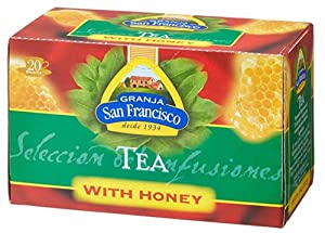 【限定品】 はちみつ紅茶 テ コンミエル　1箱（20袋入り）（グランハサンフランシスコ）　2個セット 紅茶