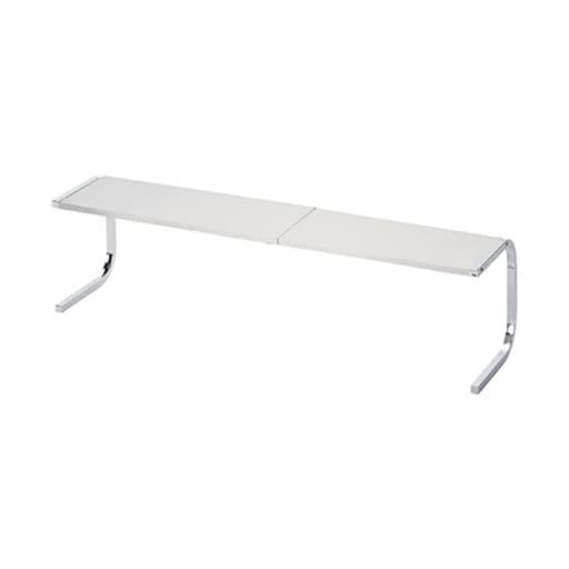 どこでもサポート シェルフ シルバー 53.5~92×22.7×25CM 32040