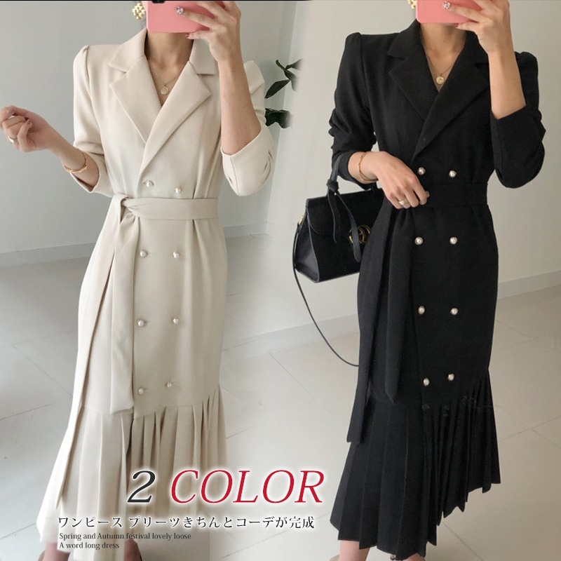 【全店任意2枚購入で100円OFF】ワンピース プリーツ ドレス プリーツワンピース ワンピース カシュクール きれいめ 上品 通勤 入学式 入園式 卒業式 卒園式 七五三 ママ 母親 結婚式 パー