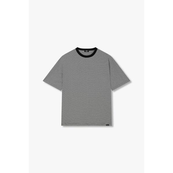 [MEN] バーティカルピンストライプ スリーブ Tシャツ 91M5222332099