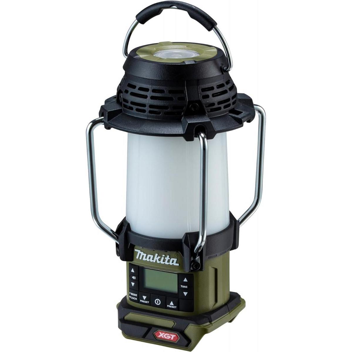 マキタ Makita 充電式 ランタン付 ラジオ 本体のみ 【バッテリ・充電器 別売】MR008GZO オリーブ 建設 現場 ワークライト アウトドア キャンプ