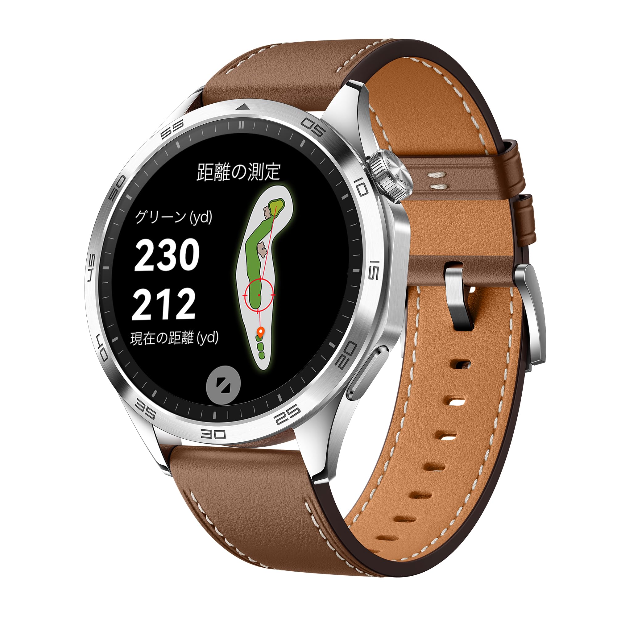 HUAWEI WATCH GT 4 46mm ゴルフナビ搭載 スマートウォッチ コース攻略 練習モード 最長14日間持続ロングバッテリー GNSS測位(GPS) カロリー管理 睡眠中呼吸乱れ検知 24