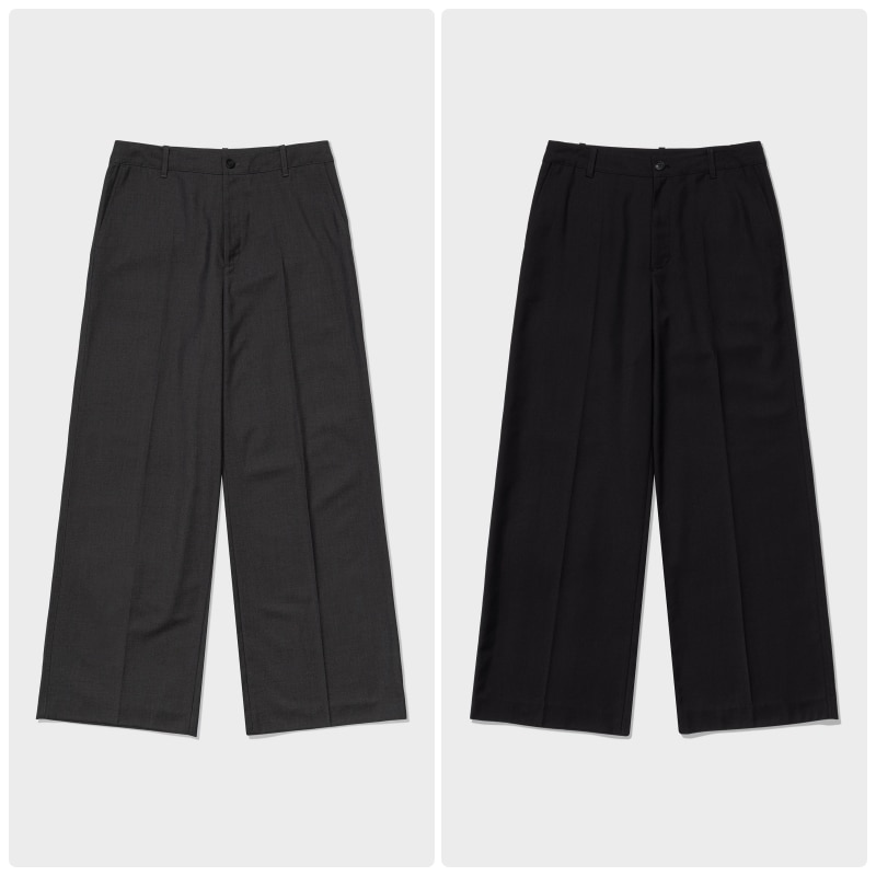 【LOW CLASSIC】 25FW LOW RISE SLACKS : 2COLORS