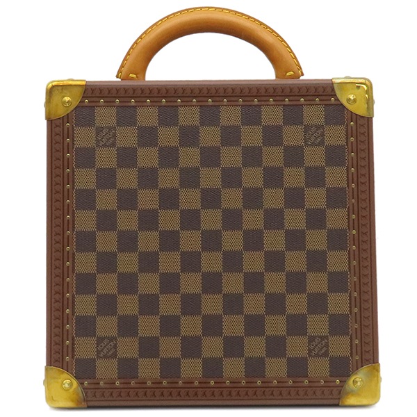 ルイヴィトン LOUIS VUITTON トランク タボール 26 ダミエキャンバス ダミエエベヌ ゴールド金具 茶 ハードケース アンティーク ヴィンテージ スペシャルオーダー 1035451 【保