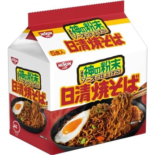 日清焼そば 5食パック 日清食品 インスタント 袋麺 焼きそば (1食100g×5袋)×6個 4,997円