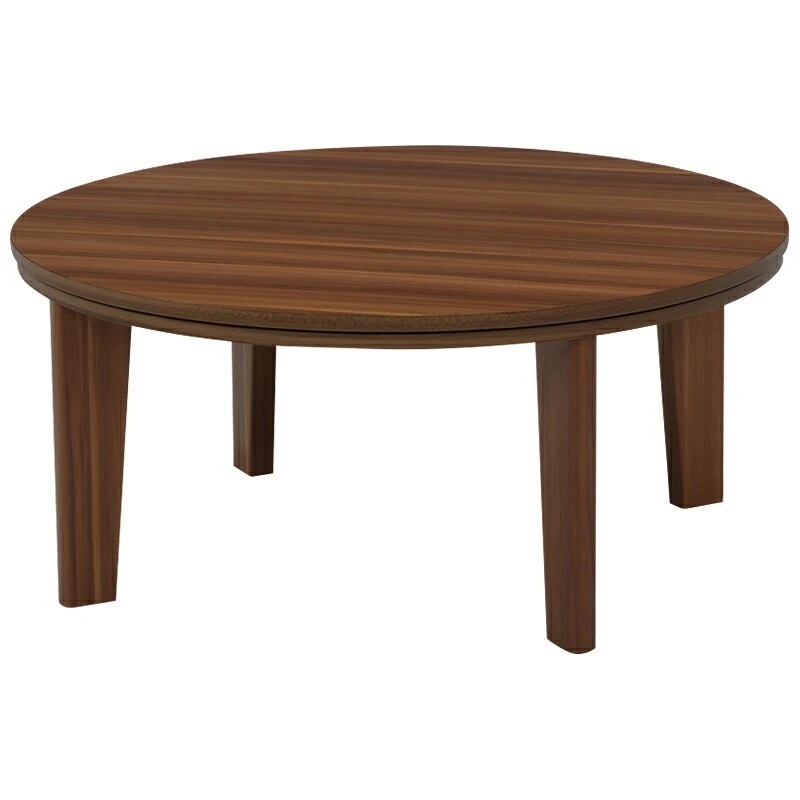 カジュアルコタツ　アベルSE80丸BR天板がリバーシブルでオールシーズン活躍するカジュアルコタツ