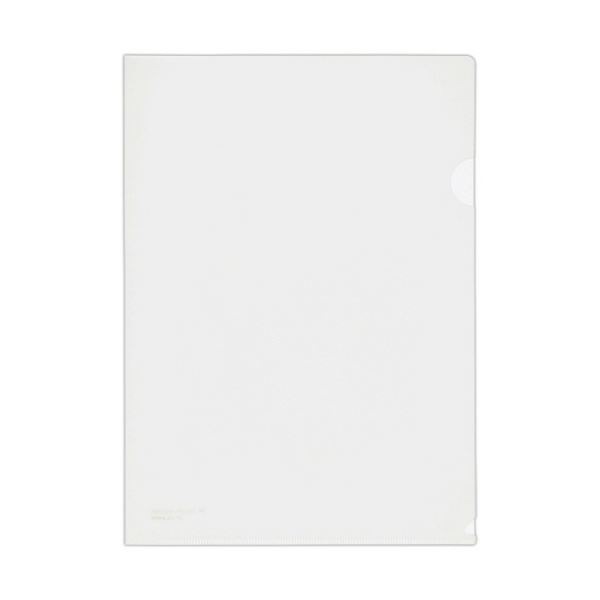 (まとめ) ライオン事務器 PPカラーホルダー A4 厚さ0.2mm ホワイト CF-6 1枚 (×50セット)