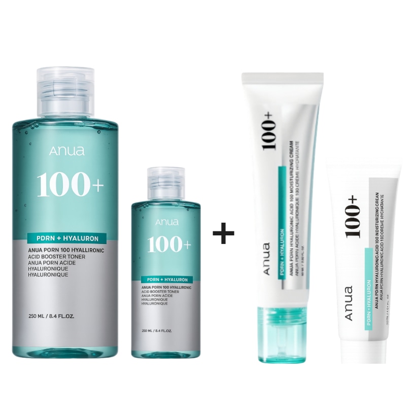 PDRN 100 ヒアルロン酸 ブースター トナー 250ml + 40ml + pdrnヒアルロン酸100水分クリーム 60ml+ 30ml