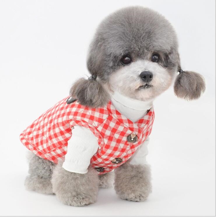 100％本物 犬服 可愛い ペット服 暖かい 防寒 ベスト秋冬服 ドッグウェア