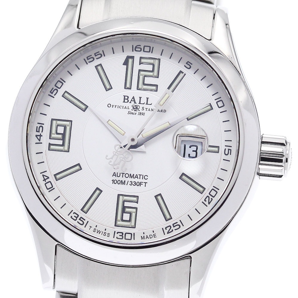 ボールウォッチ BALLWATCH NL1026C-SA-WH エンジニア レジェンド デイト 自動巻き レディース 良品 保証書付き_922695【中古】