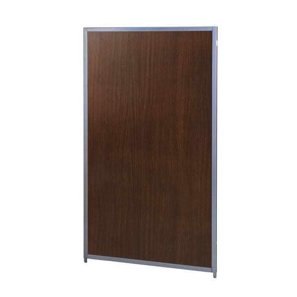 マグネットパーテーション/衝立 (ウォールナット) 幅900×奥行20×高さ1525mm スチール製 (リビング ダイニング) 完成品