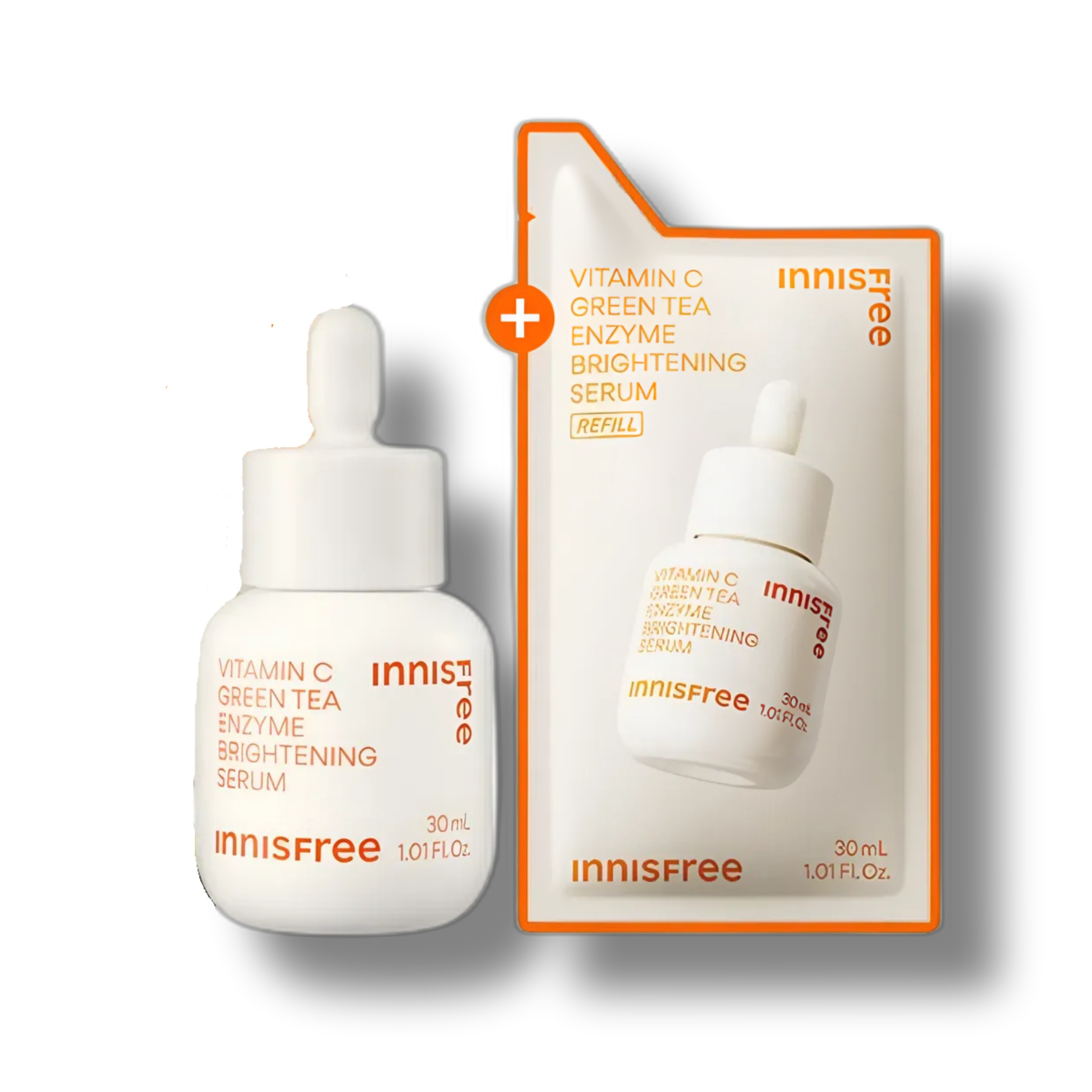 ビタCグリーンティーエンザイムブライトセラム 30ml＋リフィル30ml