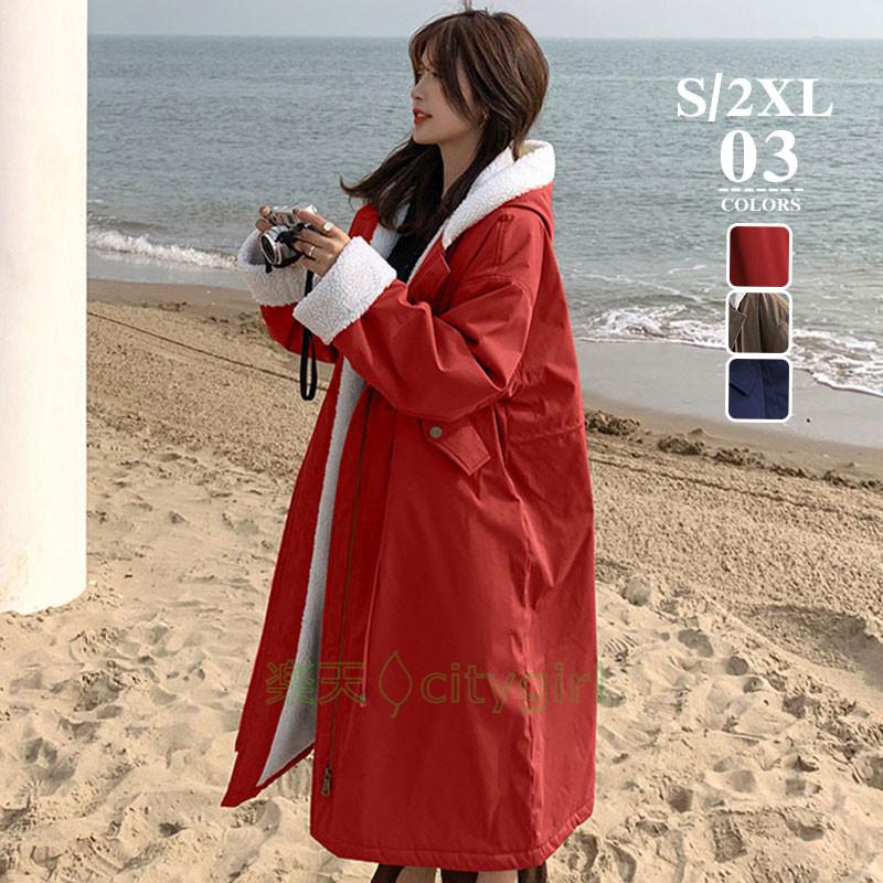 【citygirl】ロング丈ダウンコート カジュアル ダウンジャケット 厚手ダウンダ ダウンコート レディース スタイリッシュ 防寒ジャケット フード付きジャケット 韓国ファッション フード付き 棉服