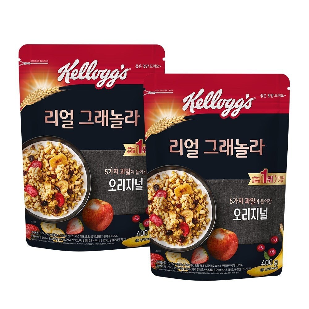 リアルグラノーラオリジナルシリアル400g x 2個 5,179円