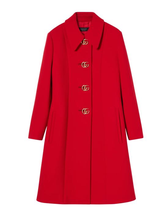 GUCCI Women Coats 860471 ZHW106544 Rosso