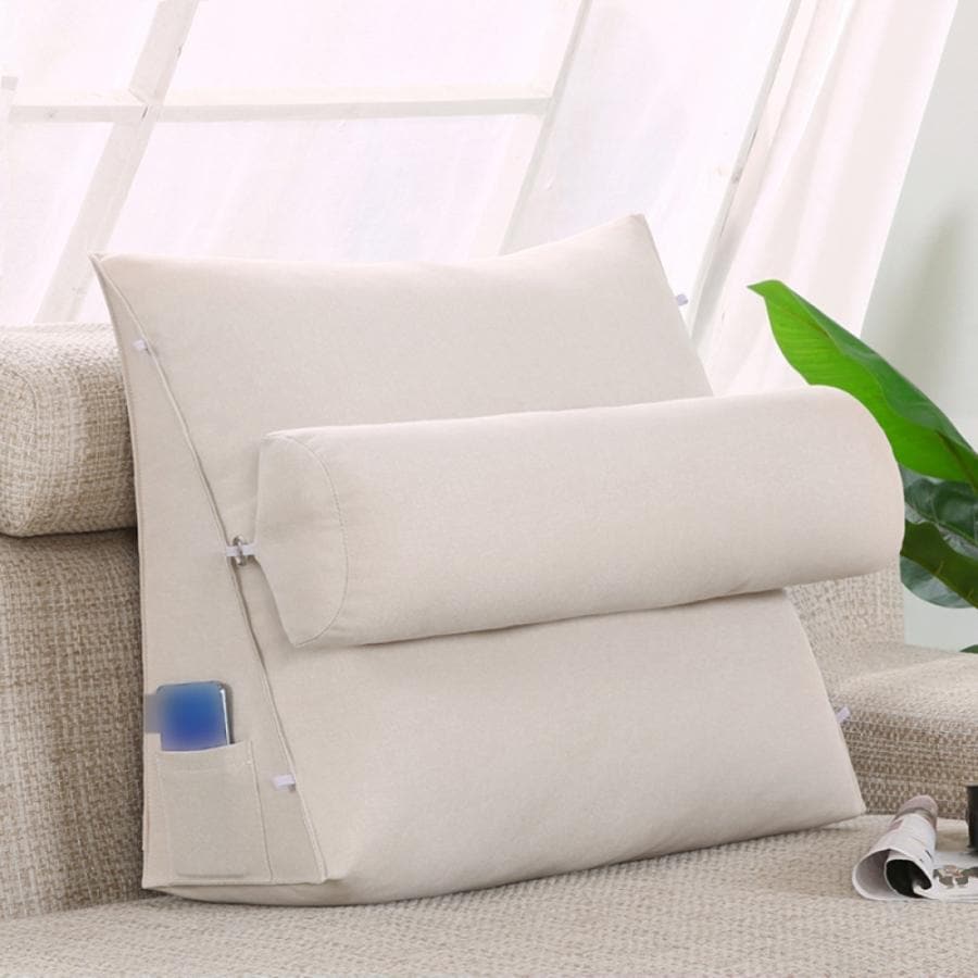 ２点で1oo円OFF！【最安値挑戦】 テレビ枕 三角クッション 三角枕 背もたれ 腰枕 リラックス 背中クッション 腰サポート 背当て 腰当て 背もたれクッション ヘッドボード 低反発クッション