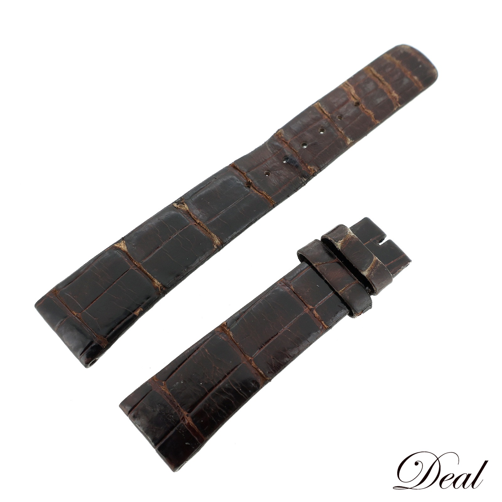 セイコー クレドール 純正 レザーベルト ブラウン メンズ 時計ベルト