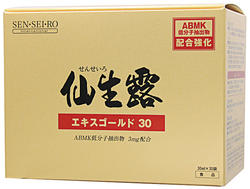 送料無料仙生露エキスゴールド３０Ｎ 30mlX30包 ABMK低分子抽出物（AMBK-22）配合量が倍に!!
