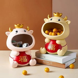 家の新築祝いの贈り物を送るためのの創造的なかわいい牛の収納装飾家の入り口の廊下の靴のキャビ399