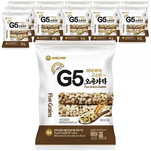 マンモス製菓 G5 五穀菓子 맘모스제과 G5 오곡과자