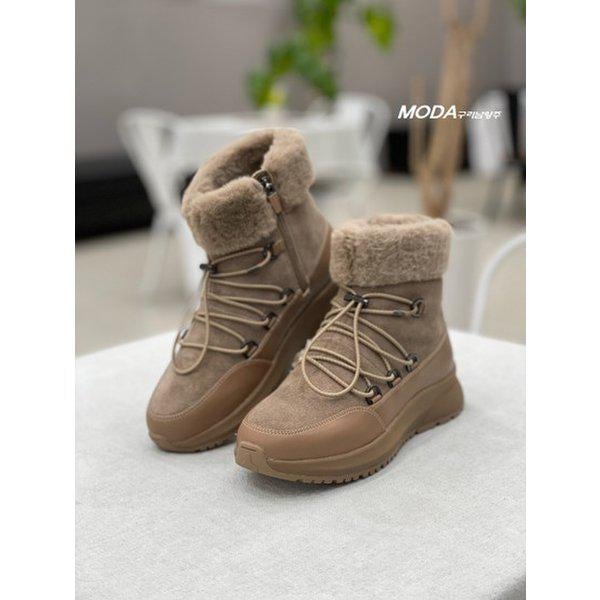 国民クッションショートブーツ 裏起毛 防寒靴 女性用ブーツ LCWA39U44CX