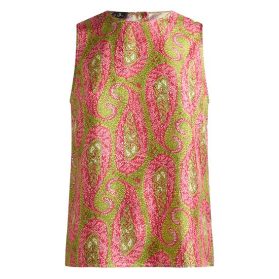 ETRO Women Tops 99SASZ0 WRJA0019 X0896 PINK GREEN