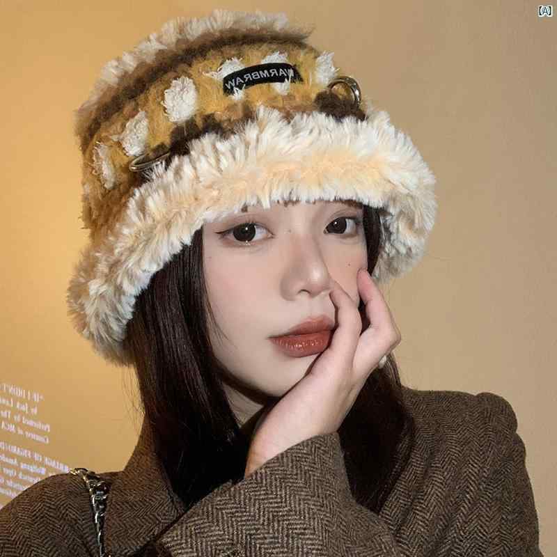 レディースファッション　ファッション小物　オシャレ カラフル 帽子 秋冬 和風 大きい頭囲 暖かい ウール 鉄 リング 顔 見せ 小柄 ニット