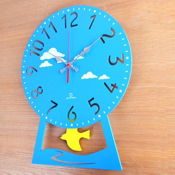 振り子時計 木製 ヤマト工芸 CHILD clock はと 壁掛け 時計 子供 アナログ 4,959円