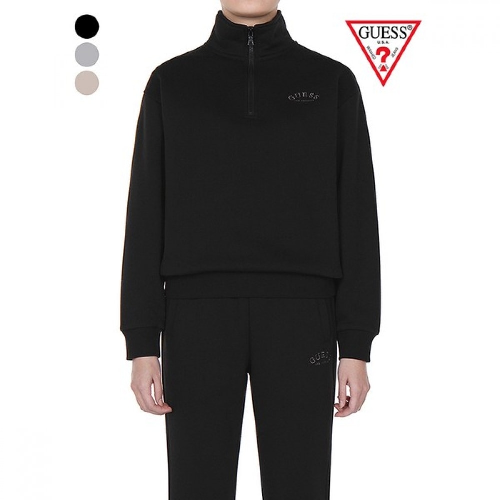 (GUESS) GUESS レディクルー_ハーフネックジップアップ RN4K04C3