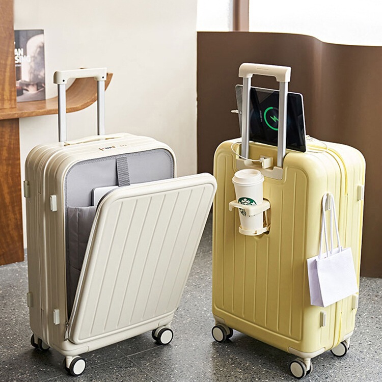 スーツケース USB充電可能 機内持ち込み キャリーケース 軽量 ins人気 TSAロック 短途旅行